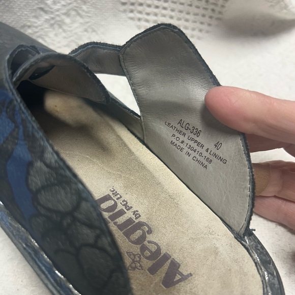 Alegria ALG-336 Blue Size 40 Women’s Clogs Mules Comfort - Picture 8 of 15